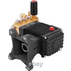 Pressure Washer Pump, 4400 PSI, 4.0 GPM, 1 Shaft Horizontal Triplex Plunger, Re