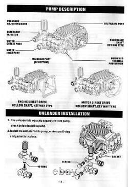 Pressure Washer Pump Devilblis EXHP3640 Annovi Reverberi RKV4G36 Honda GX390 4.7