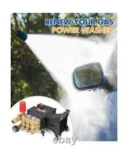 Pressure Washer Pump Max 4000 PSI 4.2 GPM, 1 Shaft Horizontal Gas Power Wash