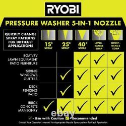 RYOBI 3100 PSI 2.3 GPM Cold Water Gas Pressure Washer with Honda GCV167 Engine