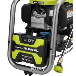 RYOBI Cold Water Gas Pressure Washer with Honda GCV200 Engine 3300 PSI 2.5 GPM