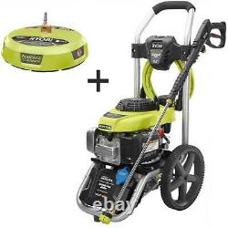 RYOBI Gas Pressure Washer 15 in 3000 PSI 2.3 GPM Honda Surface Cleaner Durable