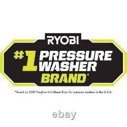 RYOBI Gas Pressure Washer 3,300 PSI 2.4 GPM Honda Durable Frame Flat-Free Wheels