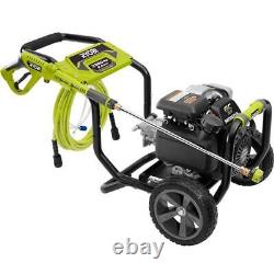 RYOBI Gas Pressure Washer 3,300 PSI 2.4 GPM Honda Durable Frame Flat-Free Wheels