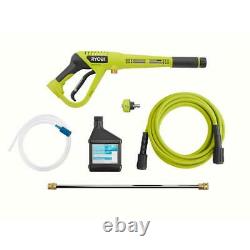 RYOBI Gas Pressure Washer 3,300 PSI 2.4 GPM Honda Durable Frame Flat-Free Wheels