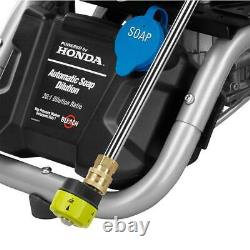 RYOBI Gas Pressure Washer 3000 PSI 2.3-GPM Honda 5-in-1-Nozzle Detergent Tank