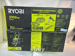 RYOBI Gas Pressure Washer 3100 PSI 2.3 GPM 167cc Honda Engine with 5-in-1 Nozzle