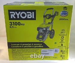 RYOBI Gas Pressure Washer 3100 PSI 2.3 GPM 167cc Honda Engine with 5-in-1 Nozzle