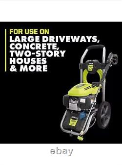 RYOBI Gas Pressure Washer 3100 PSI 2.3 GPM 167cc Honda Engine with 5-in-1 Nozzle