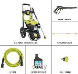 RYOBI Gas Pressure Washer 3100 PSI 2.3-GPM Cold Water with Honda GCV167 Engine