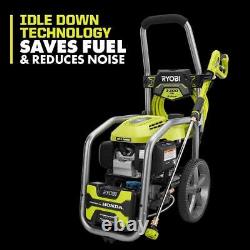 RYOBI Gas Pressure Washer 3100-PSI 2.5-GPM 201cc Honda Engine with 5-in-1 Nozzle