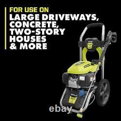 RYOBI Gas Pressure Washer Honda GCV167 Engine 167cc 3100-PSI with Attachments