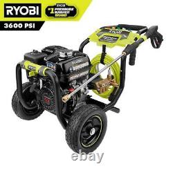 RYOBI Pressure Washer 3600-PSI 2.5-GPM 196cc Gas GX200 Honda-Engine Recoil Start