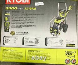 Ryobi 3300 PSI 2.3 GPM Cold Water Gas Pressure Washer with Honda GCV190 Idle Down