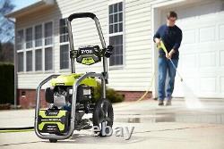 Ryobi RY803325 Cold Water Gas Pressure Washer 3300PSI 2.5GPM Honda GCV200 Engine