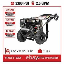 SIMPSON Cleaning PS3228 PowerShot Gas Pressure Washer Powered by Honda GX200