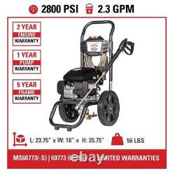 SIMPSON MegaShot 2800 PSI 2.3 GPM Cold Water Pressure Washer with HONDA GCV160