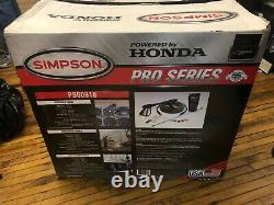 SIMPSON Powershot 4000 PSI 3.5 Gallon Pressure Washer Honda Engine PS60918