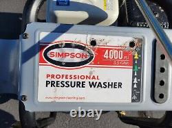 Simpson 4000 PSI Power Washer Compressor With Honda GX 270 Engine & Wand 50' Hose