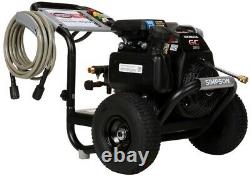 Simpson Gas Pressure Washer 3200 PSI 2.5 GPM HONDA GC190 Engine 10 in. Wheels