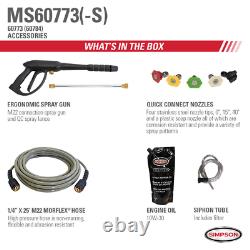 Simpson MS60773 2800 PSI at 2.3 GPM Gas Pressure Washer Powered by HONDA