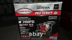 Simpson PS61044 Pro Series 3400 PSI 2.3GPM Gas Pressure Washer (Honda Engine)