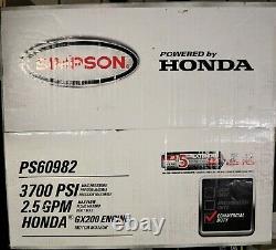 Simpson Pro Series Gas Pressure Washer Ps60982 Powered By Honda