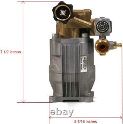 Universal 3000 PSI, 3/4 Shaft, Power Pressure Washer Water Pump for Honda Gene
