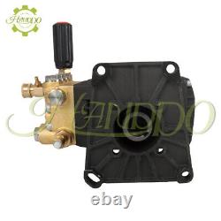 3000 psi à 4 gpm, 9 ch à 3400 tr/min 1-in Shaft Pressure Washer Pump US 
<br/> 
<br/> 	Translation: 3000 psi à 4 gpm, 9 ch à 3400 tr/min 1-in Arbre Pompe Laveuse à Pression US