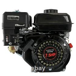 7.5hp 210cc Ohv Horizontal Shaft Gas Engine Motor +clutch For Honda Gx160 Gokart