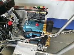Gasoline Belt Drive Pressure Washer Cat Pump / Honda 4000psi Cba-4004-1mch
