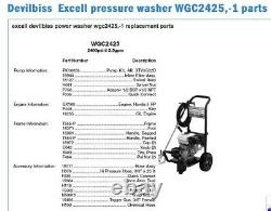 Lave-pression Honda Moteur 2400 Psi Wgc2425