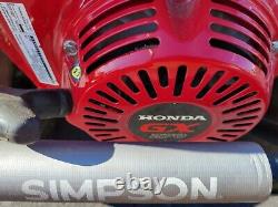 Laveuse à pression Simpson 4000 PSI avec compresseur, moteur Honda GX 270 et lance 50' de tuyau