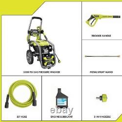 Laveuse à pression à essence RYOBI 3100 psi 2.5 GPM avec moteur Honda 201cc et buse 5 en 1