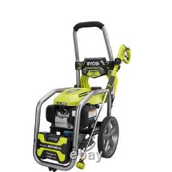 Laveuse à pression à essence RYOBI avec moteur Honda GCV200 3300 PSI avec rangement+tuyau+roues