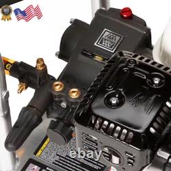 Laveuse à pression à gaz à eau froide 3600 PSI 2,5 GPM avec moteur HONDA GX200