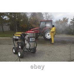 Laveuse à pression à vapeur humide et eau chaude NorthStar Gas, 3000 PSI, 4 GPM, Honda