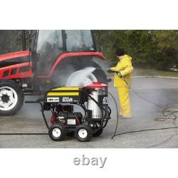 Laveuse à pression à vapeur humide et eau chaude NorthStar Gas, 3000 PSI, 4 GPM, Honda
