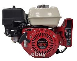 Moteur à essence Honda GX160 avec démarrage électrique 4,8 HP, arbre 3/4 x 2-7/16 - GX160UT2QXE2