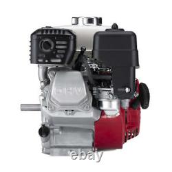 Moteur horizontal OHV Honda GX160UT2QX2 163cc série GX arbre de 3/4 po x 2 7/16 po