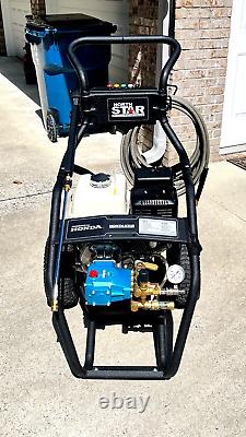 Nettoyeur haute pression 4000 psi avec moteur Honda GX390 et pompe Cat, avec nettoyeur de surface