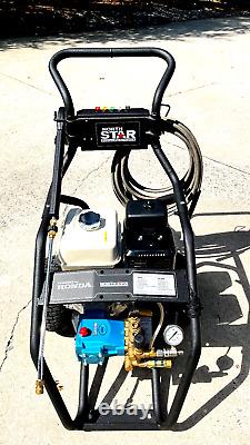 Nettoyeur haute pression 4000 psi avec moteur Honda GX390 et pompe Cat, avec nettoyeur de surface