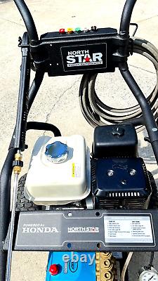 Nettoyeur haute pression 4000 psi avec moteur Honda GX390 et pompe Cat, avec nettoyeur de surface