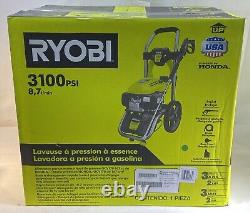 Nettoyeur haute pression à essence RYOBI 3100 PSI 2,3 GPM moteur Honda 167cc avec buse 5-en-1