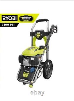 Nettoyeur haute pression à gaz RYOBI 3100 PSI 2,3 GPM moteur Honda 167cc avec buse 5-en-1