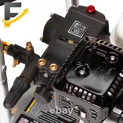 Nettoyeur haute pression à gaz de 3600 PSI et 2,5 GPM avec moteur HONDA GX200