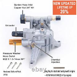 Nouveau 2700 Psi Pression Washer Water Pump Pour Sears Craftsman Honda Briggs Unités