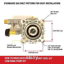 Oem Technologies Horizontal Axial Cam Pump Kit 90028 Pour 3300 Psi À 2,4 Gpm