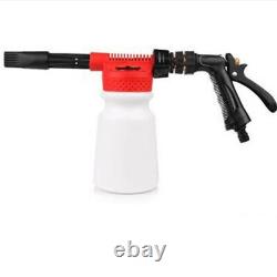 Pistolet à mousse de neige 900ML pour lave-auto, lance de savon de lavage de voiture, bouteille de jet de pression.