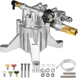 Pompe de Nettoyeur Haute Pression Vertical 3000 PSI @ 2,5 GPM Durabilité Compatible